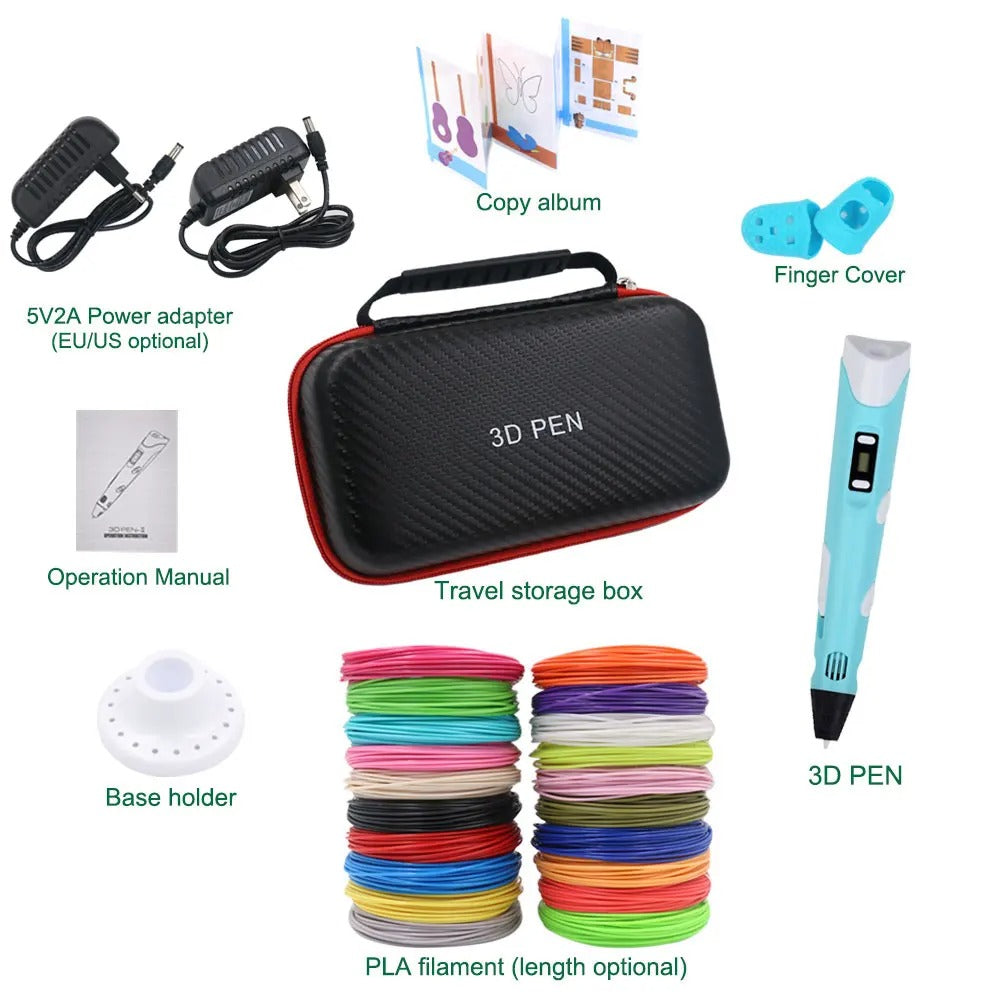 3D Printing Pen – DIY Drawing & Craft Pen for Kids & Adults