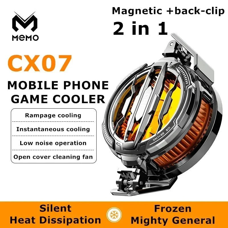 CX07 Mobile Phone Cooler – Semiconductor Gaming Cooling Fan