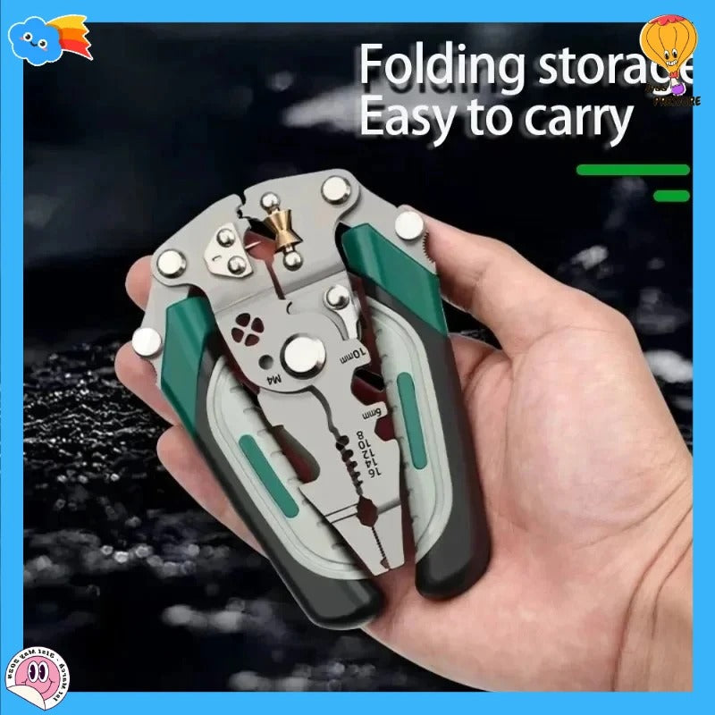 Multi-Purpose Wire Stripper & Cutter Tool – Professional Hand Tool