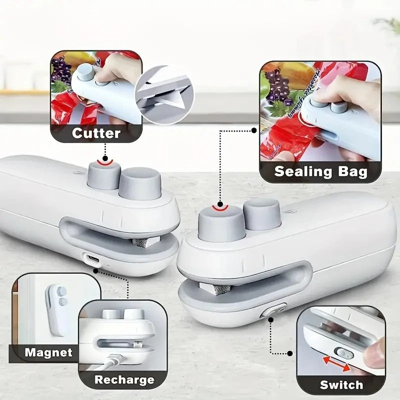 Mini Heat Sealing Machine – Portable Plastic Bag Sealer
